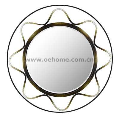 8356 Decorative modern hanging metal wall mirror